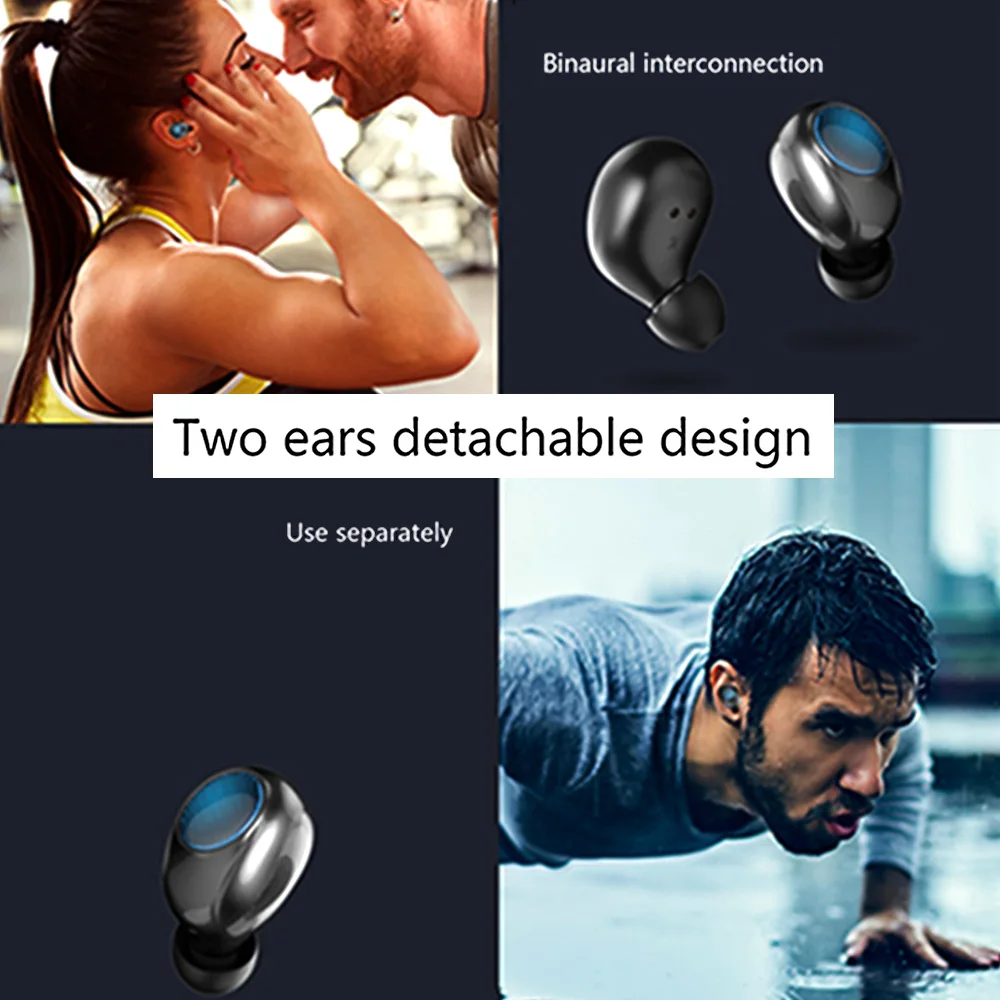 PT20 TWS наушники BT 5 0 беспроводная гарнитура с сенсорным управлением стерео 4D HiFi