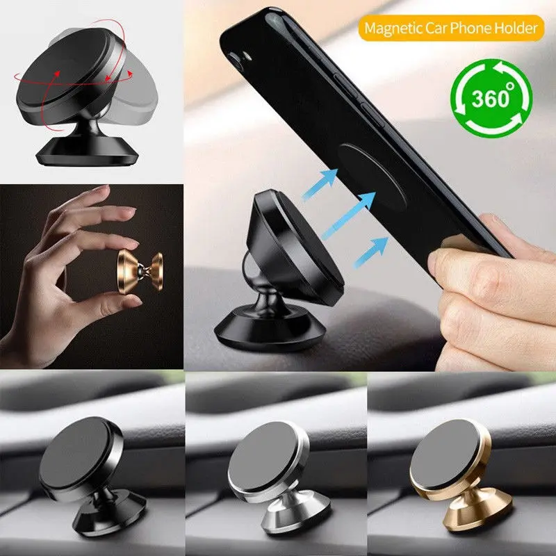 Автомобильный держатель для телефона на 360 градусов магнитный удобное крепление