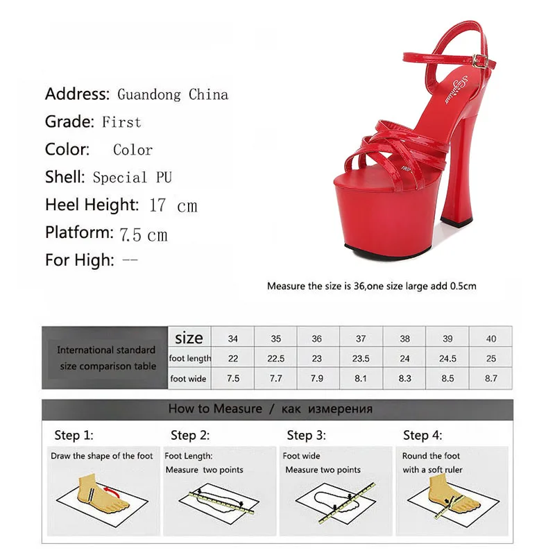 

LEOPARD LAND Hate Sky High Sexy Nightclub Ultra High Heel Sandals Women Waterproof Platform Catwalk Pole Dance Women's Shoes LFD