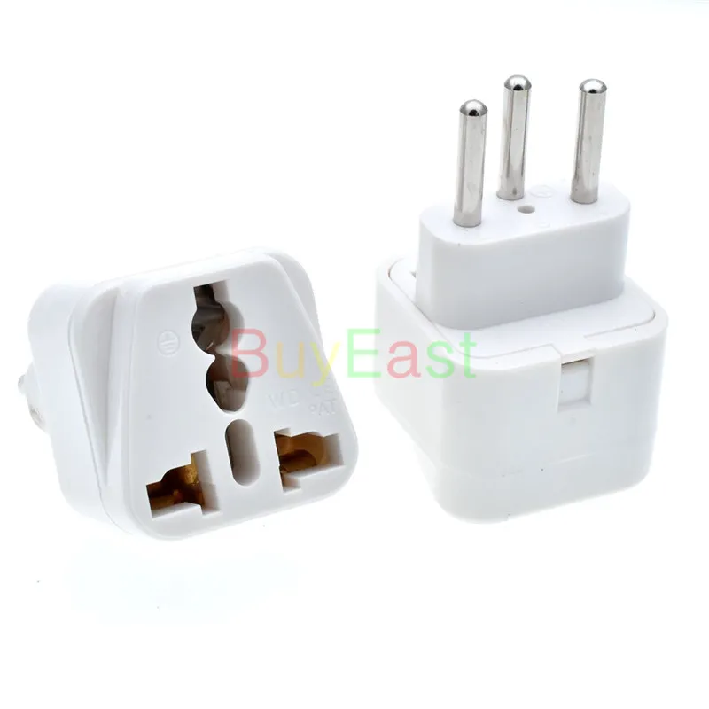 1 шт. Швейцарский 3 контактный адаптер питания преобразует EU/GE/US/AU/UK/China ....