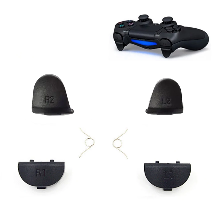 Кнопки триггера L1 R1 L2 R2 с пружиной для контроллера PS4 DualShock 4|Запасные части| |