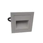 Светодиодный палубный ступенчатый светильник 15 Светодиодный s IP65, водонепроницаемый подземный светильник, утопленная настенная уличная лампа для лестниц, напольного сада, ландшафта