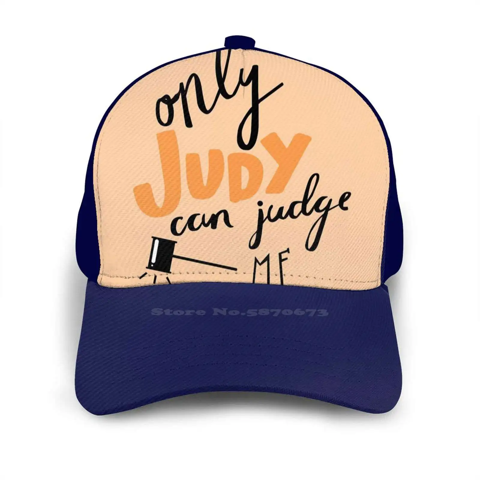 Только Judy может судить меня плоская крышка рифленая задняя Забавный тренд судьи