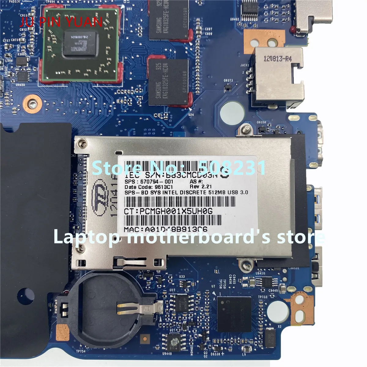 JU PIN YUAN 670794 001 для HP Probook 4530S 4730S материнская плата ноутбука 100% полностью
