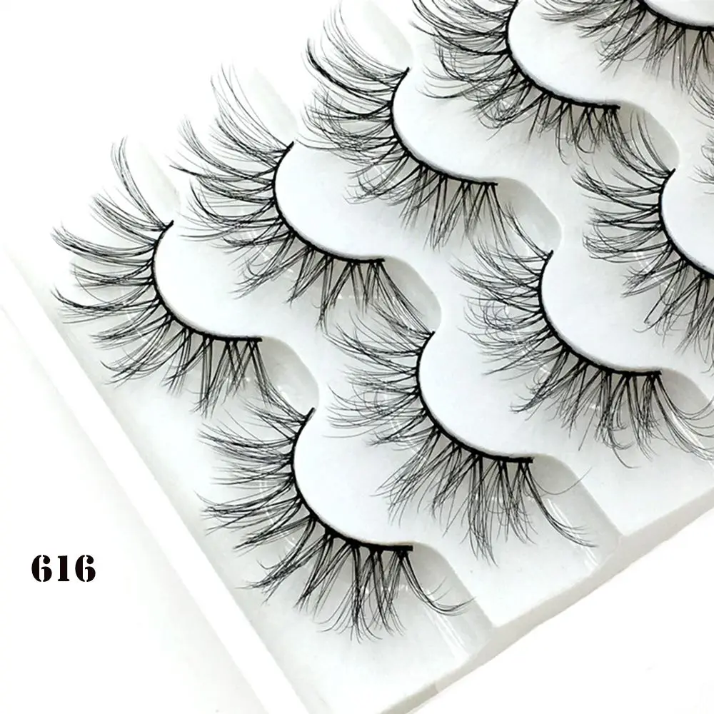 

Объемные натуральные 3D Искусственные норковые волосы, 15 пар, натуральные длинные искусственные мягкие длинные ресницы, многослойные