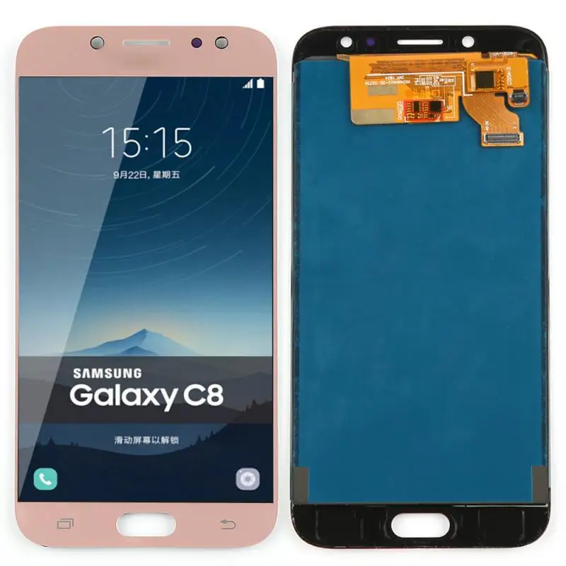 ЖК экран сенсорный для Samsung Galaxy J7 2017 J730 Pro дигитайзер в сборе без битых пикселей