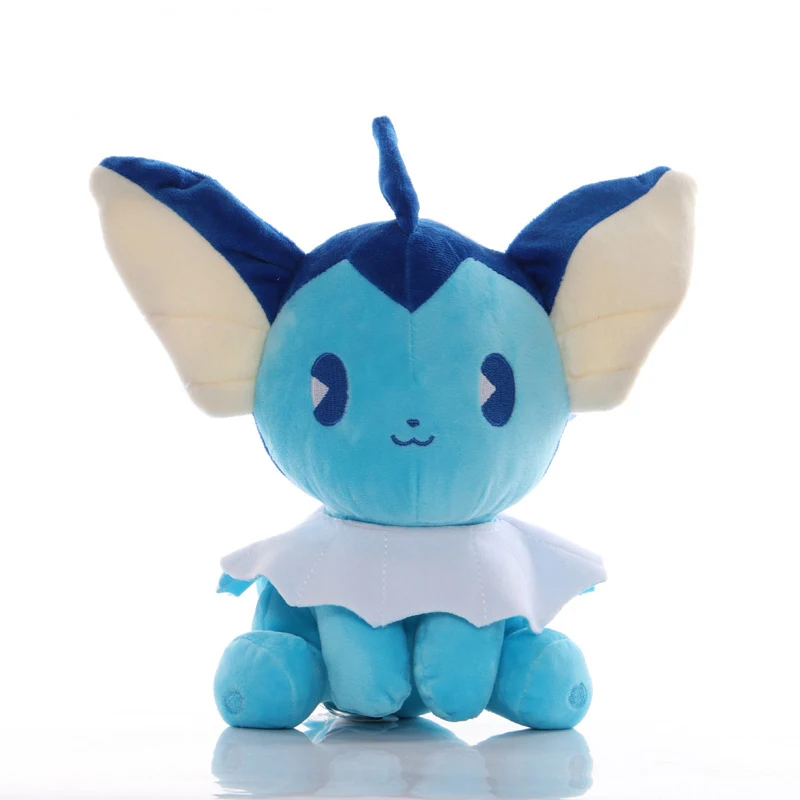 1 шт. TAKARA TOMY Pokemon 22 см Vaporeon плюшевые игрушки кукла мягкие животные для детей