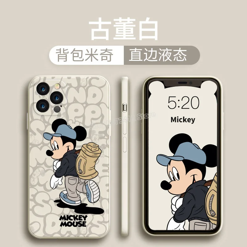 Мобильный телефон чехол с Микки и Минни серия Disney защитный для Iphone12 Iphone11 все