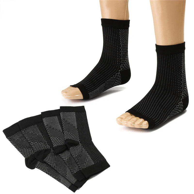 1 пара против усталости глаз компрессионный рукав на ногу циркуляции ноги