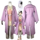 Костюм для косплея из аниме Доктор Стоун асагири Gen, костюмы из Исигами и сну, костюм бриллиантов, необычный костюм, костюмы на Хэллоуин, парик