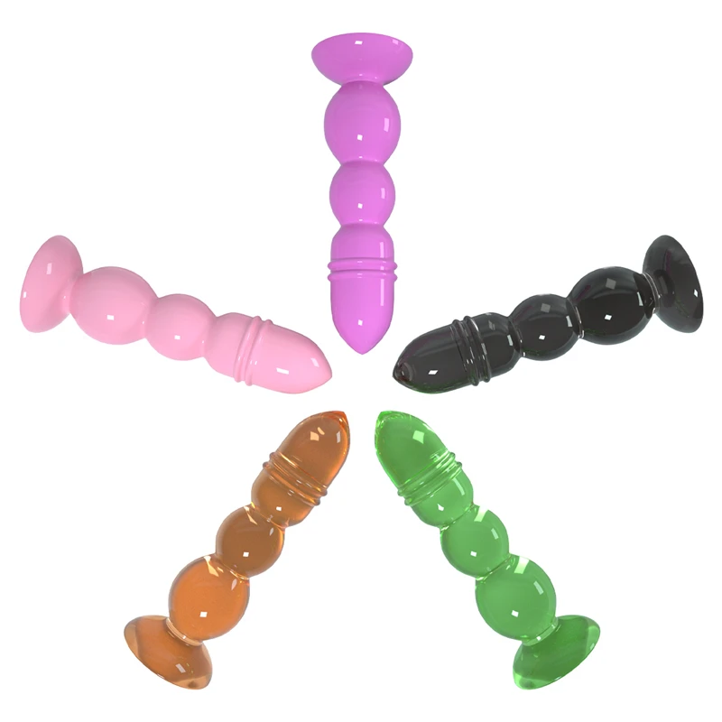 Реалистичная силиконовая Анальная пробка Стимулятор точки G и клитора секс