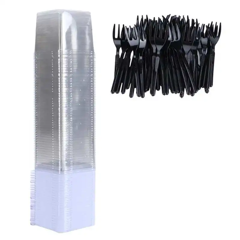 

Mousse Container Cake Box Non-Toxic with Fork 50 Packs for Dessert Party