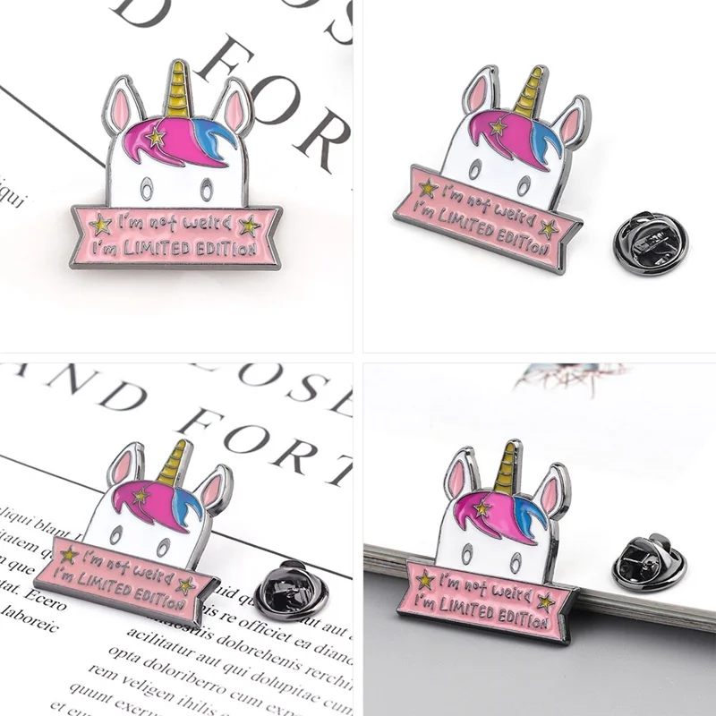 Высокое качество я не странно Ограниченная серия эмалированные булавки в виде