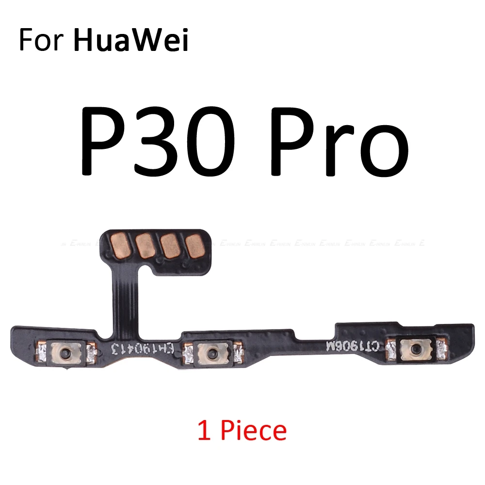 Немой переключатель питания лента-брелок для HuaWei P30 P20 Pro P10 P9 Plus Mini P8 Lite кнопка включения громкости шлейф управления - Цвет: For P30 Pro