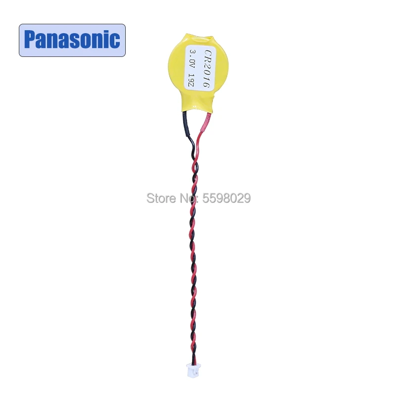 10 шт. Panasonic оригинальный CR2016 3 в кнопочный аккумулятор с вилкой для ноутбука IBM