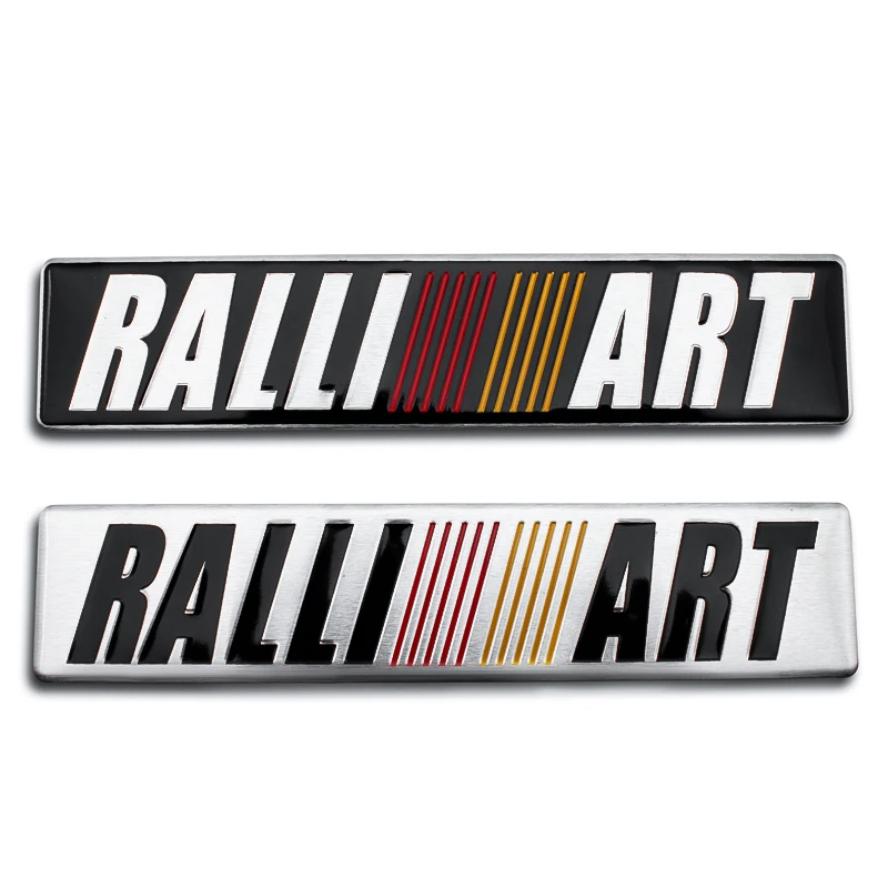 3d эмблема RALLIART из алюминиевого сплава наклейка для Mitsubishi ralliart Lancer 9 10 Asx Outlander 3 Pajero