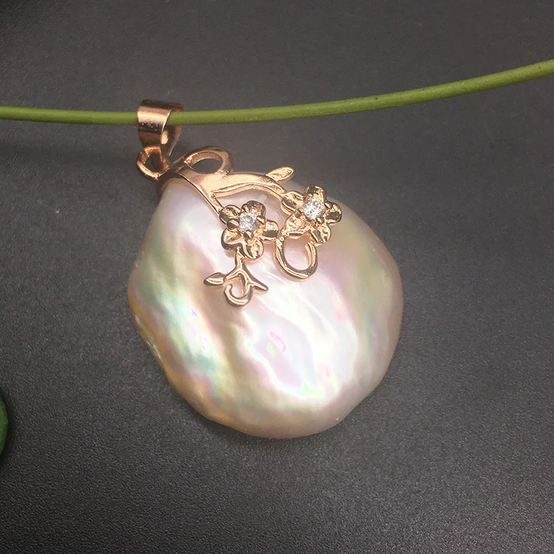 Набор свадебных украшений из серебра 925 пробы массивная подвеска и серьги цвета