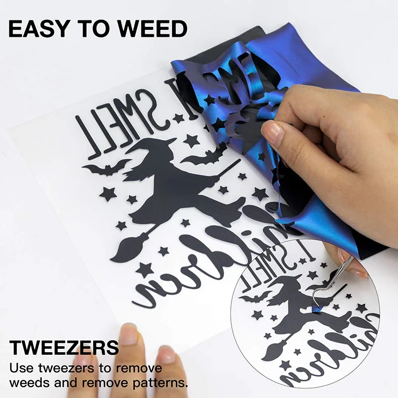 Термотрансферная виниловая Накладка для футболок Размер 25x100 см|Декоративные