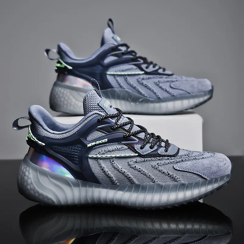 

2021 New Men's Running Net Shoes, Breathable Shoes, Men's Sports Shoes Casual Shoes Fashionable Shoes Breathable Shoes