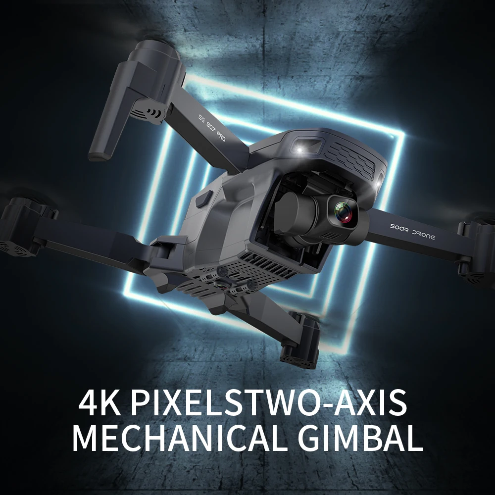 MKTOYS Квадрокоптер с дистанционным управлением и Камера Дрон разрешением 4K