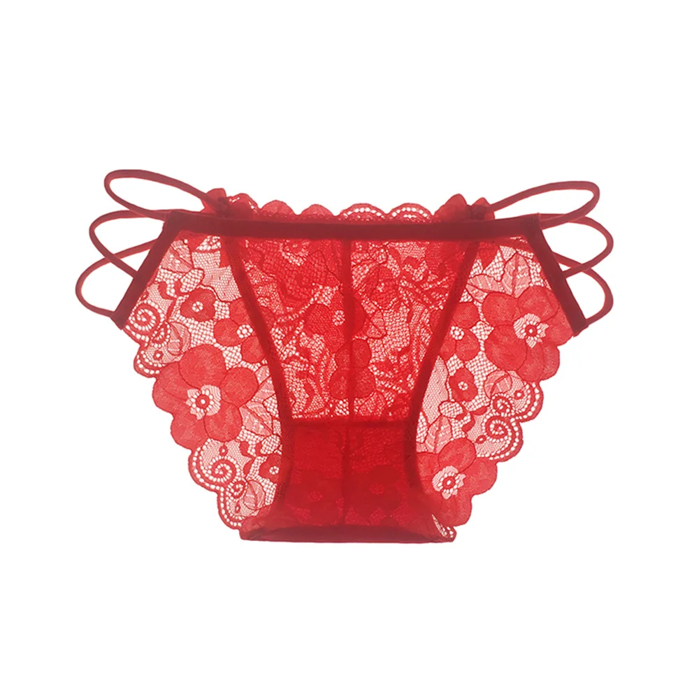 

Lace Underpants Women's Low Waist Sexy Hot Ultra Thin Traceless Briefs3025