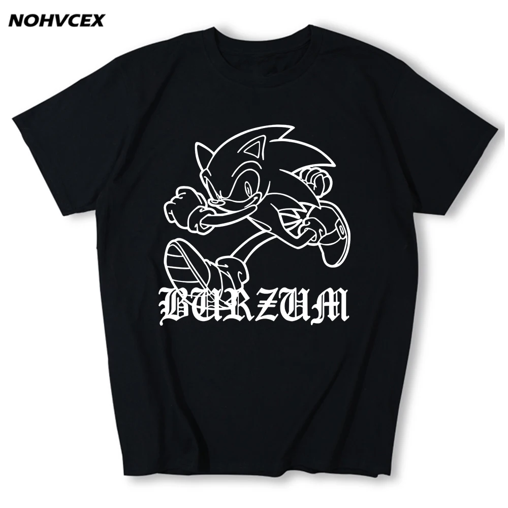 Черная Мужская футболка burzum aske Burzum с коротким рукавом | одежда