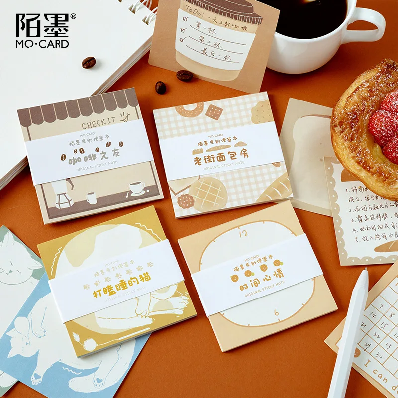 Kawaii симпатичная серия бумажных липких заметок планета блокнот для записей детей