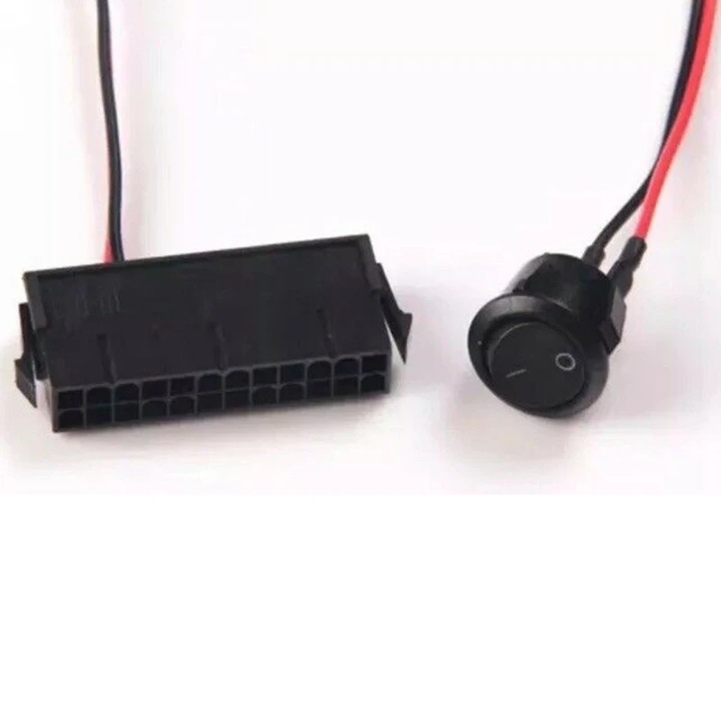 5 шт. 24-контактный разъем ATX PSU Питание стартер перемычка на переключатель