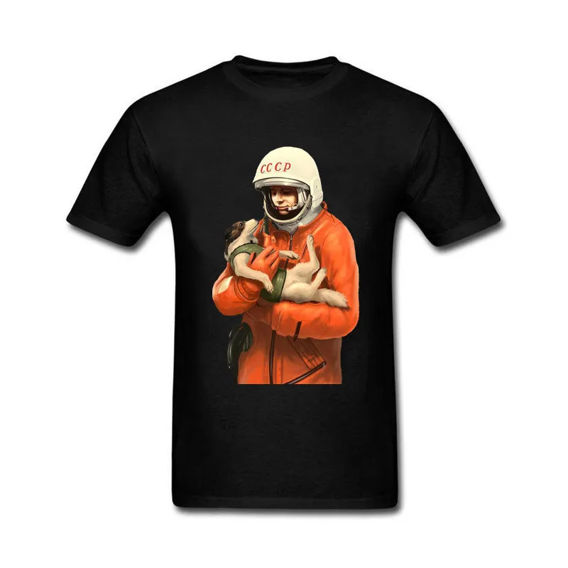 

CCCP Russian USSR Soviet Space Program Yuri Gargarin Astronaut T-Shirt. Summer Cotton Short Sleeve O-Neck Mens T Shirt New S-3XL