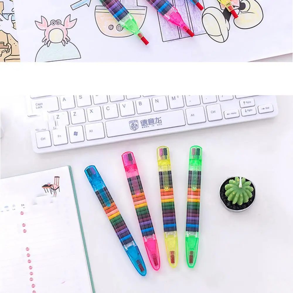 4 шт. Детские Двусторонние мелки 20 цветов |