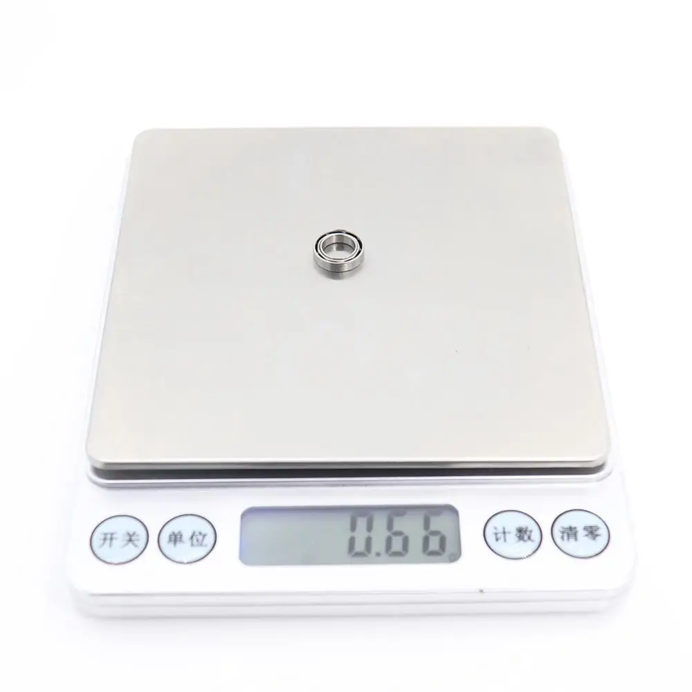 

SMR117 Bearing ABEC-1 10PCS 7x11x2.5 mm Stainless Steel Miniature OPEN Ball Bearings S MR117 677 617/7