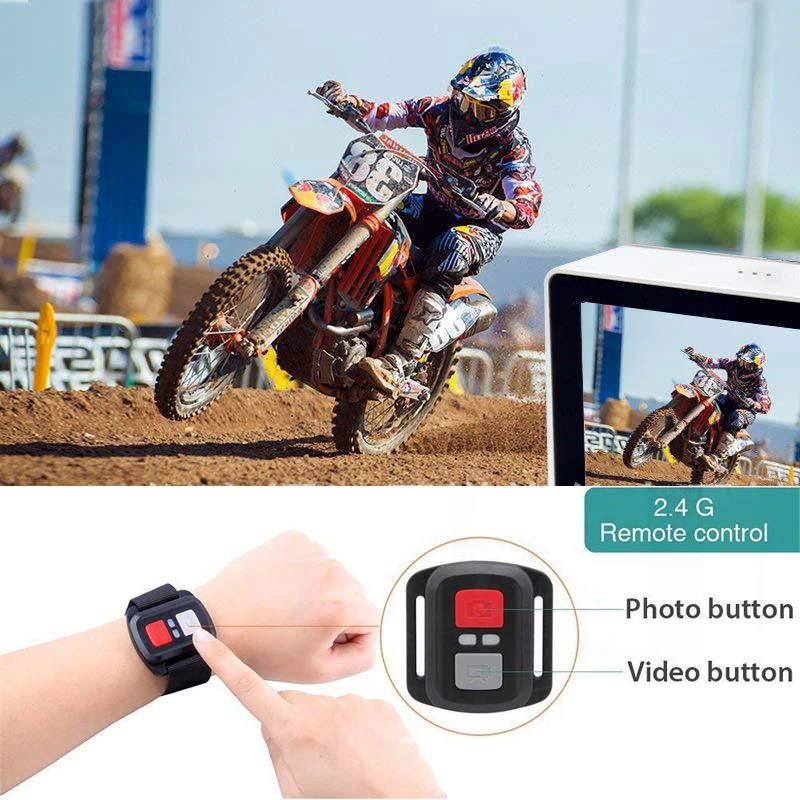 2 4G пульт дистанционного управления пластиковая черная поддержка для eken H9R H8R H6S H7S