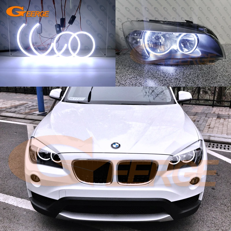 COB led angel eyes halo Кольца отличное Ультра яркое качество для BMW X1 E84 2009 2010 2011 2012 2013 2014 2015