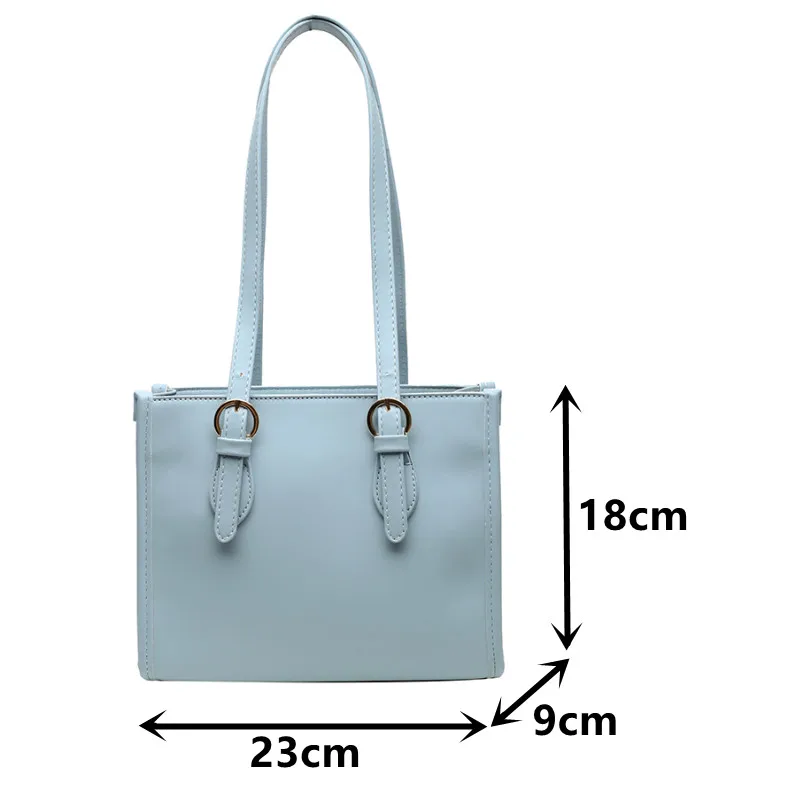 

Luxury Small Leather Women Shoulder Bag New Square Tote Bag Famous Brand Designer Crossbody Messenger Bag Female Summer Handbags