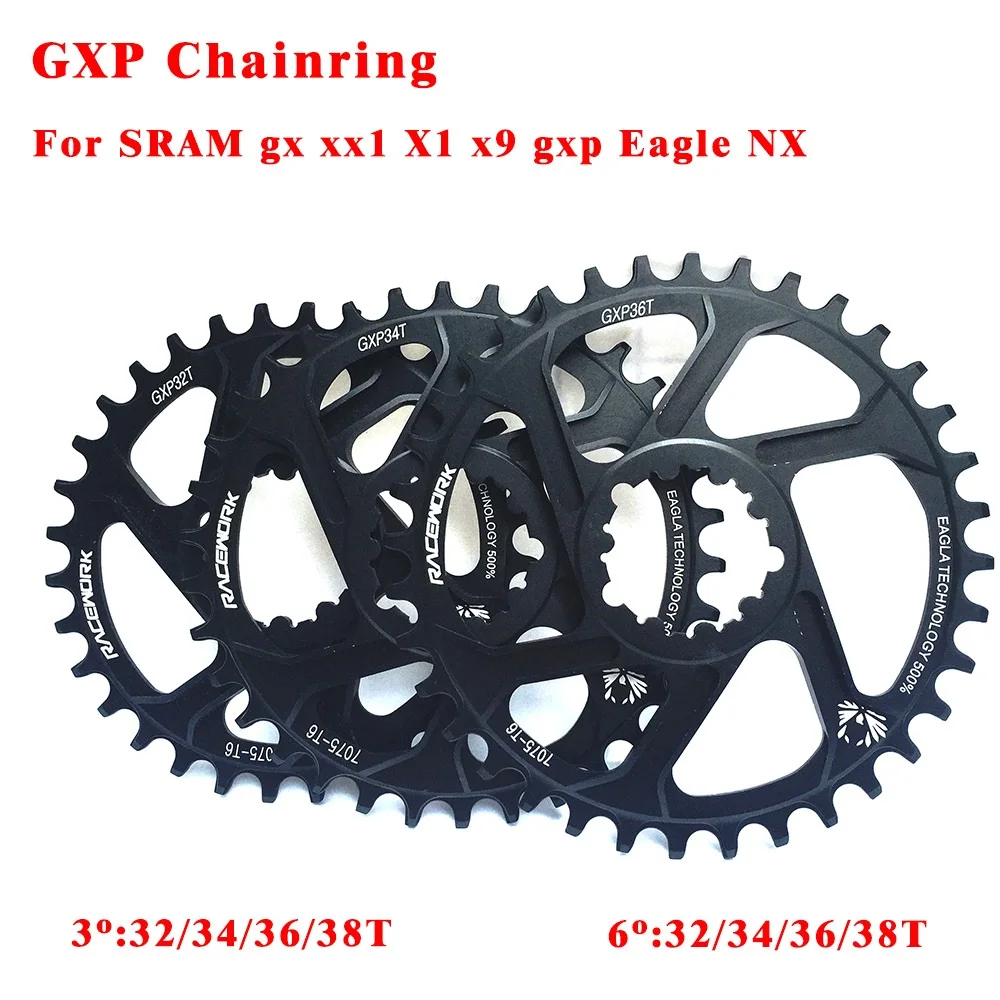 Велосипедная цепь MTB узкое широкое кольцо 32T 34T 36T 38T для SRAM GXP XX1 X9 XO X01 gx Eagle NX шатун 11s