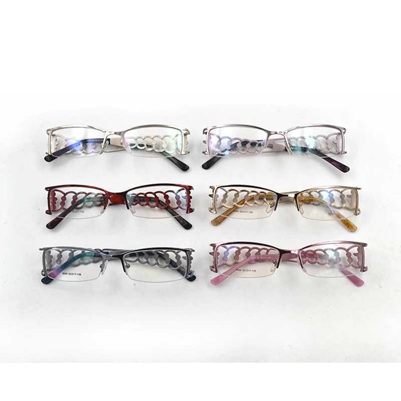 Очки для близорукости женские модные Полуободковые очки с алмазной ажурной