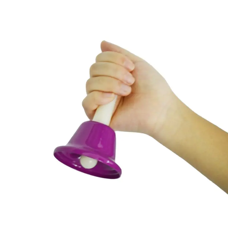 

Handbell Hand Bell 8-Note Metal Colorful Kid Children Musical Toy Percussion NEW
