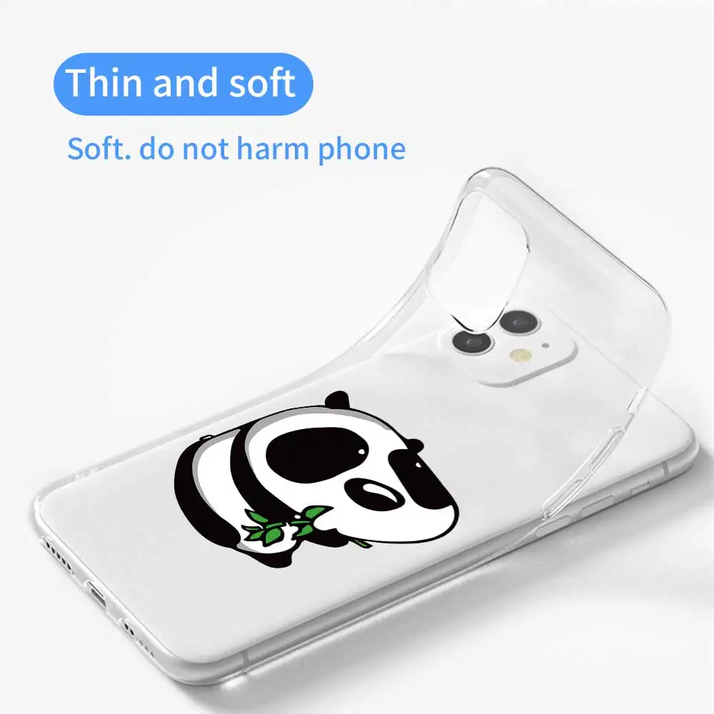 Чехол для телефона с изображением животных панды iPhone 11 Pro Max чехол X XR XS MAX 7 8 6 6S Plus SE