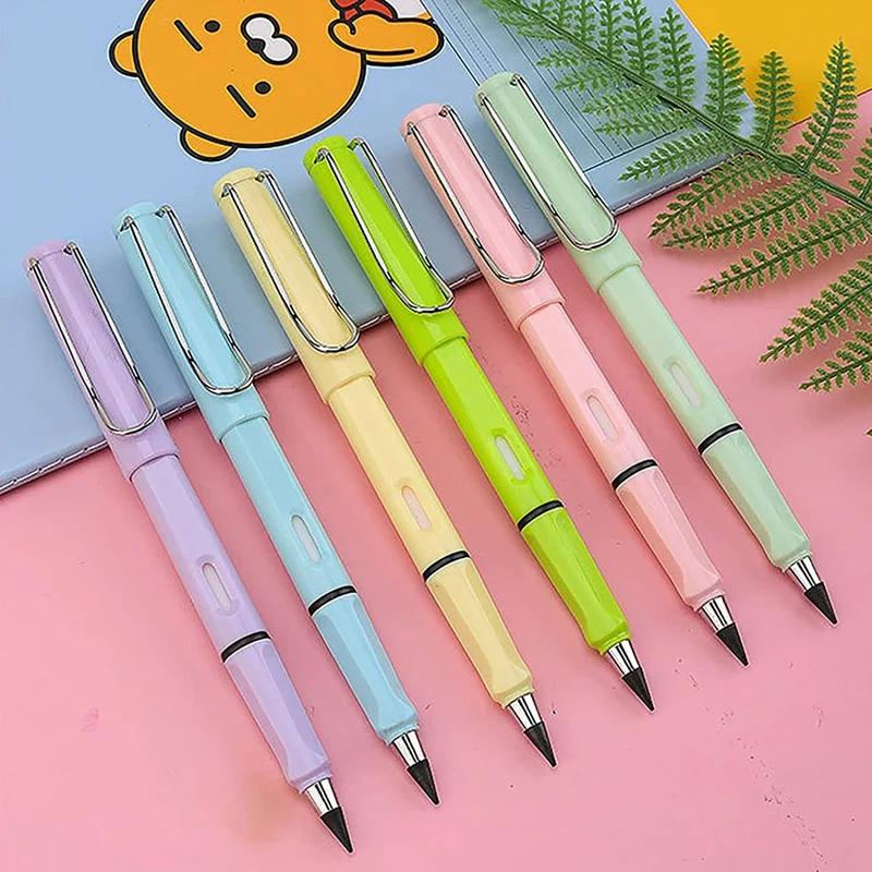3 Pezzi Matita Eterna con 3 Punte di Ricambio,Matite Senza Inchiostro Eterna con scatola,Eternal Pencil,Testina Sostituibile Matita Infinita,Matita Eterna Portatile Cancellabile Riutilizzabile