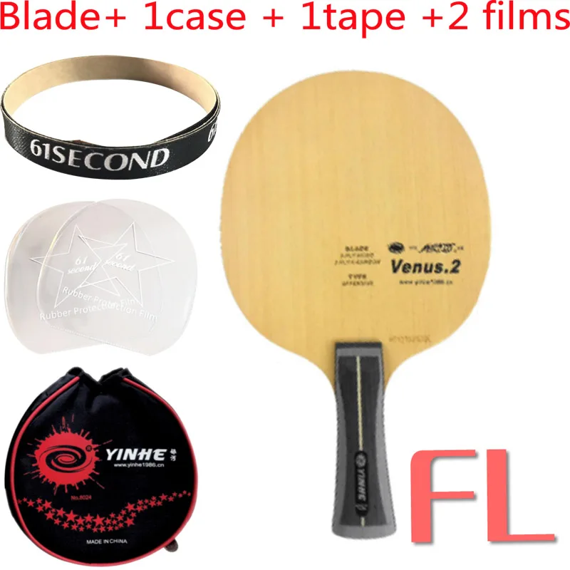 FL with 1 case Yinhe Venus.2 V2 V 2 V-2 лезвие для настольного тенниса - Цвет: FL with 1 case