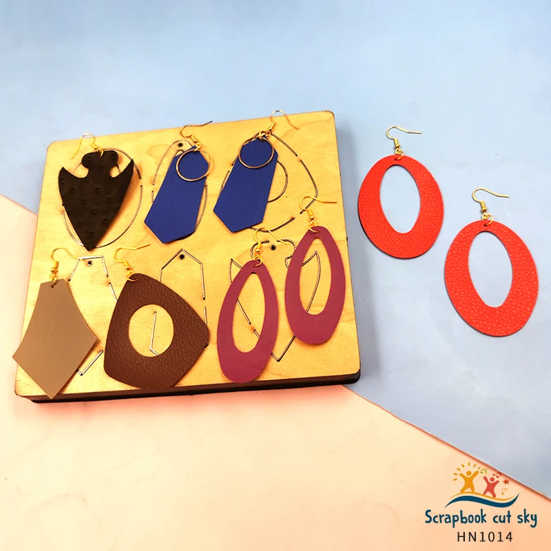 

Earring HN1014 Muyu Wooden Mold ScrapbookCutSky Suitable For Market General Machines