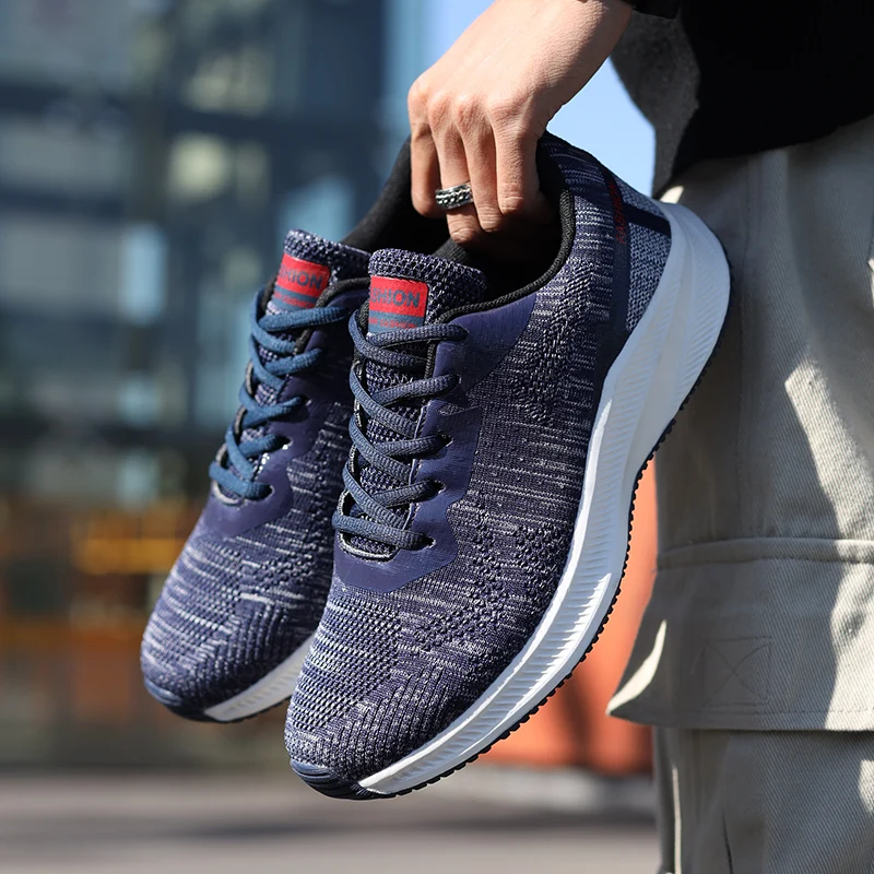 

Кроссовки мужские, дышащие, сетчатые, на плоской подошве, обувь Zapatilla