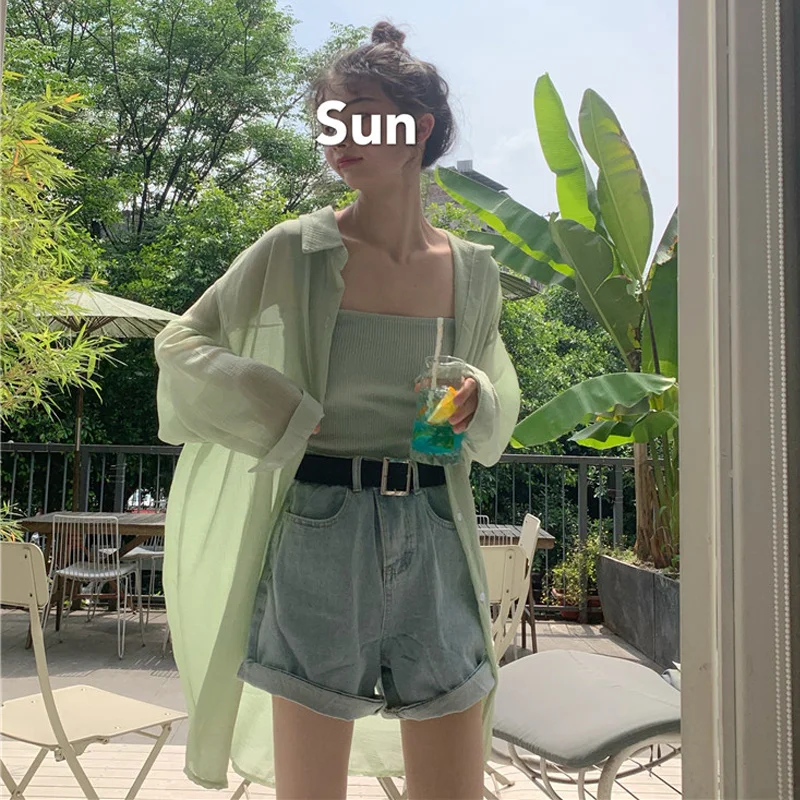 

Fairy Sun Protection Clothing Mori Girl 2021 New Online Red Super Thin Ice Silk Western Style All-Matching Cardigan Jacket