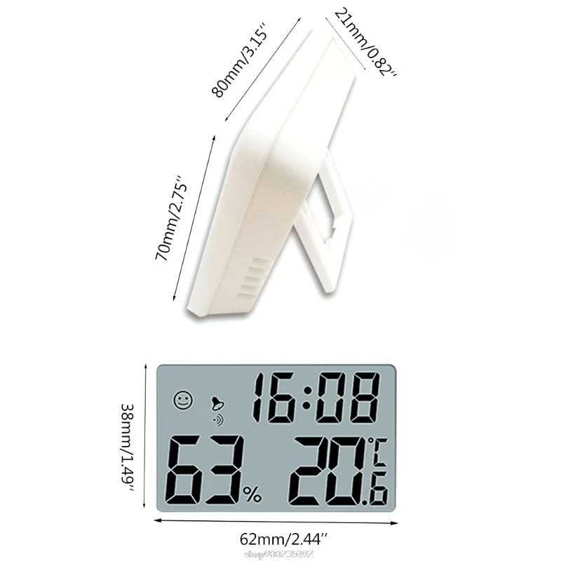 

CH-915 Multifunction High Precision Thermometer Hygrometer Automatic Electronic Temperature Humidity Monitor Clock Large O27 20