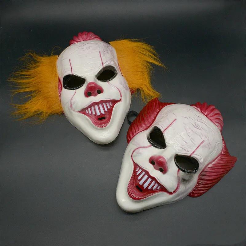 Страшная твердая пластиковая маска из фильма парик костюм для вечеринки клоуна DC