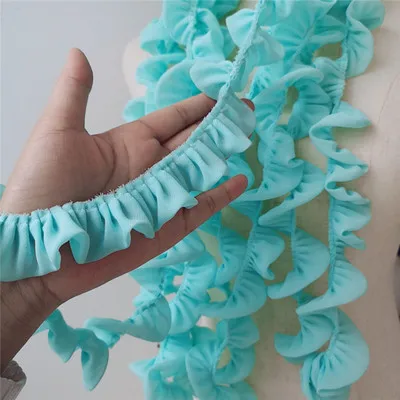 

Двухслойная мягкая плиссированная шифоновая шляпа с оборками и ушками гриба маленькая юбка кружевные аксессуары украшение