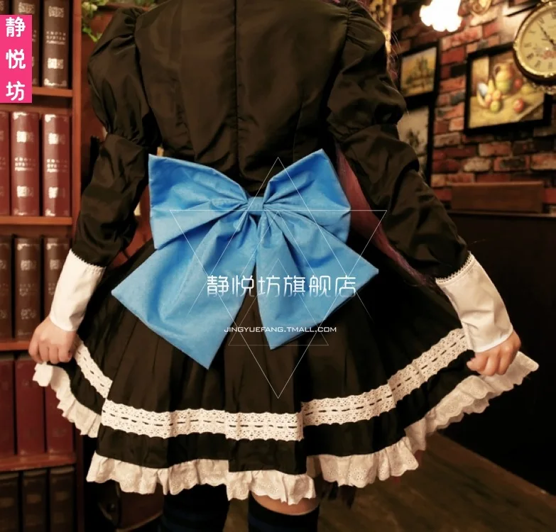 Japanese cosplay costume COS garter angel Panty &amp Stocking autumn and winter clothes long-sleeved maid outfit |