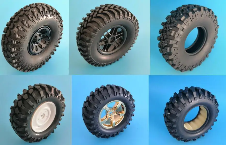 Шины 1 9 дюйма 108/114/ 96 90 мм 1/10 для RCW4D TF2 D90 Axial SCX10 RC Rock Crawler CROSS CAPO ACE 2 JKMAX hRAXXAS TRX4 tamiya