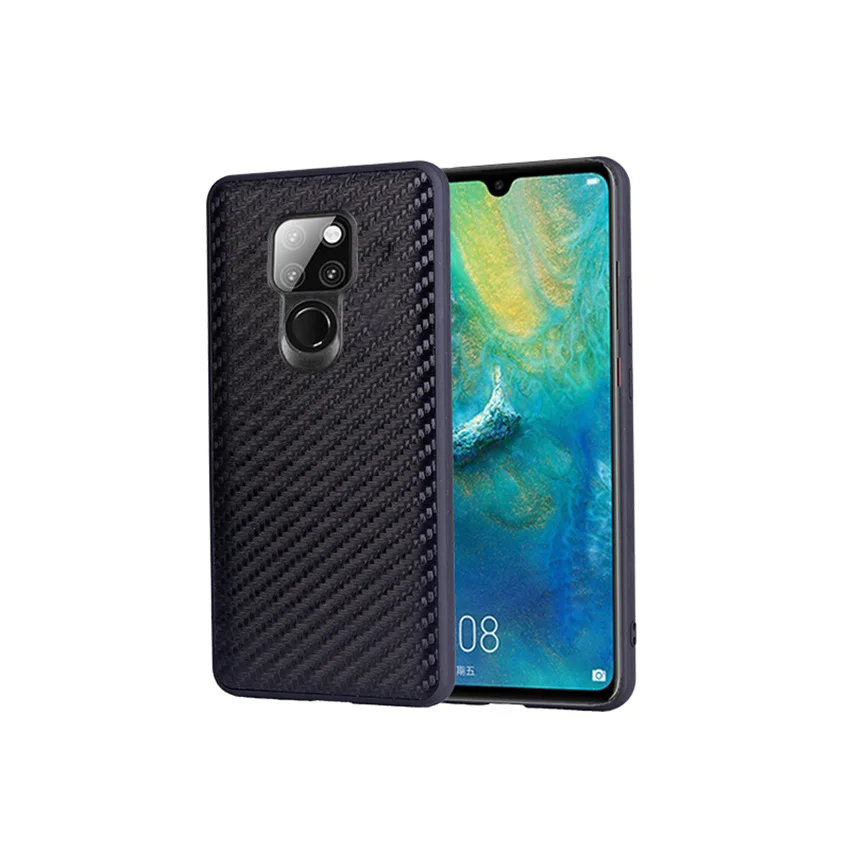 Luxury Carbon Fiber Case For Huawei Mate 20 Shockproof Silicone 20X Pro Cover Full Protection Bumper | Мобильные телефоны и