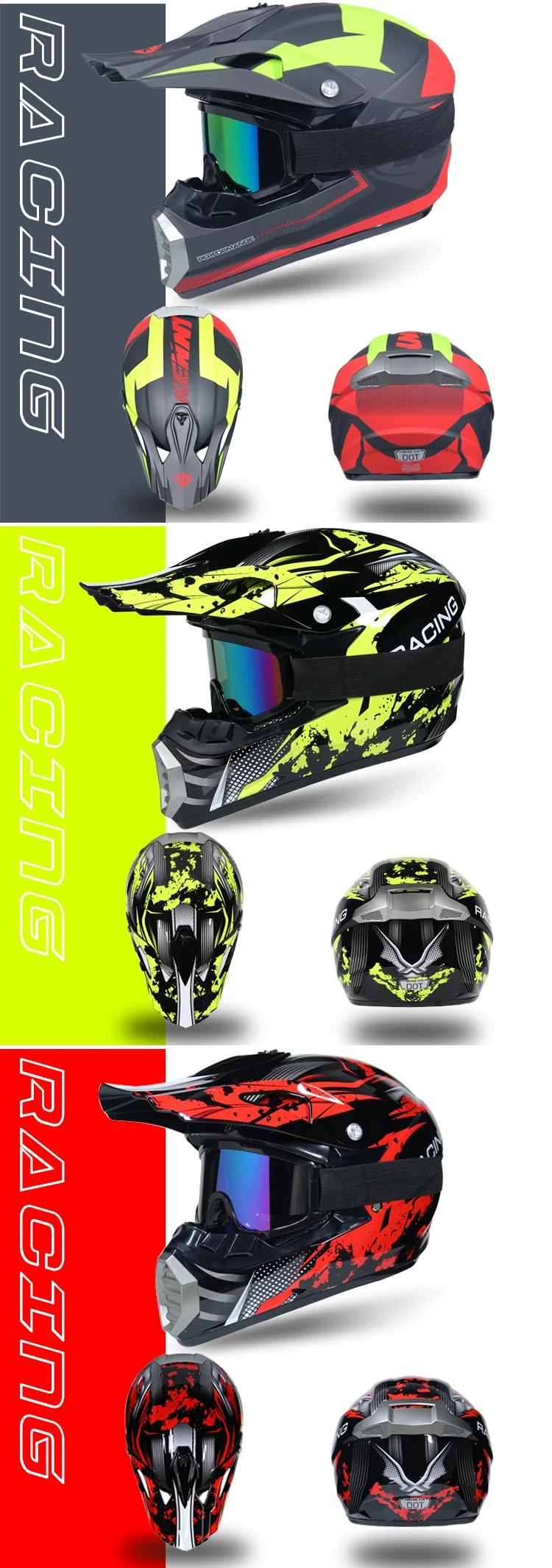 Мотоциклетный шлем для мотокросса Cascos Para Moto внедорожный мотоциклетный Abs для мужчин и женщин в горошек